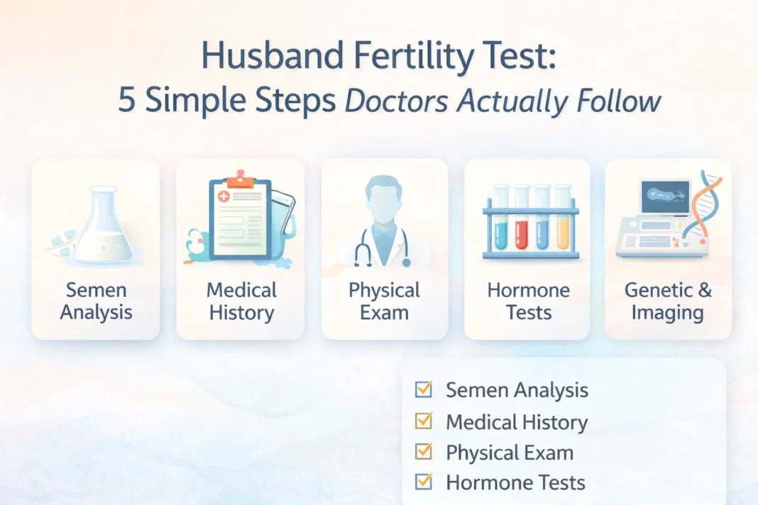 Husband Fertility Test: 5 Simple Steps Doctors Actually Follow