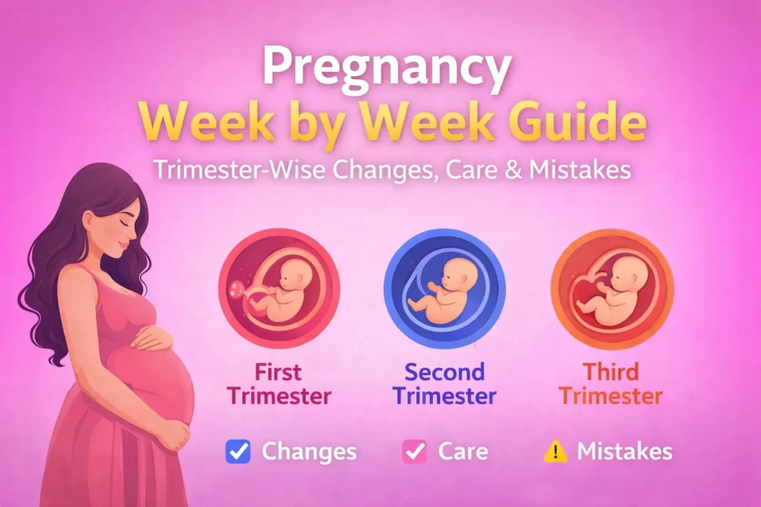 Pregnancy Week by Week Guide: Trimester-Wise Changes, Care & Mistakes