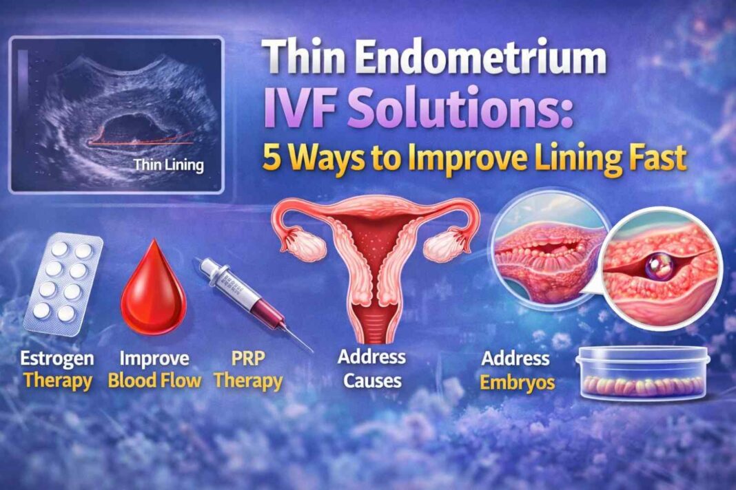 Thin Endometrium IVF Solutions: 5 Ways to Improve Lining Fast